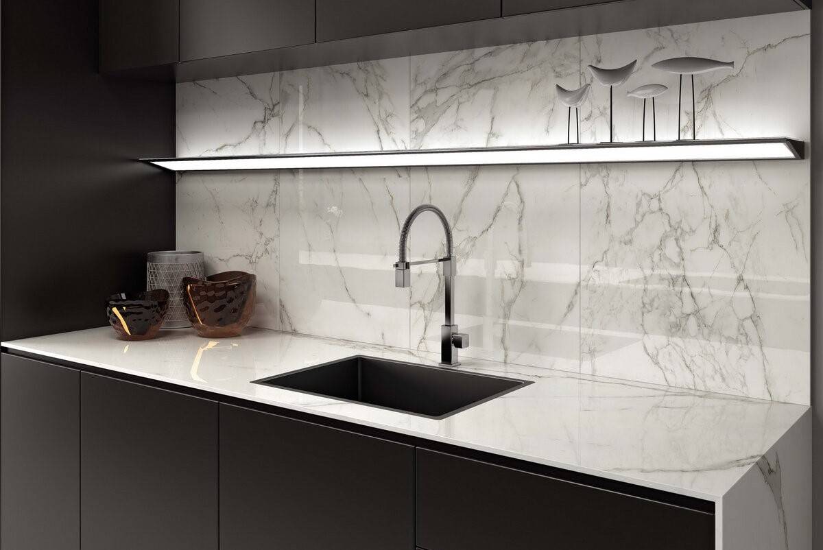 Примеры дизайна полов из плитки, керамогранита + сочетания материалов