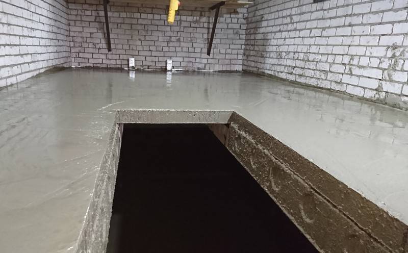 Как правильно залить пол в гараже бетоном