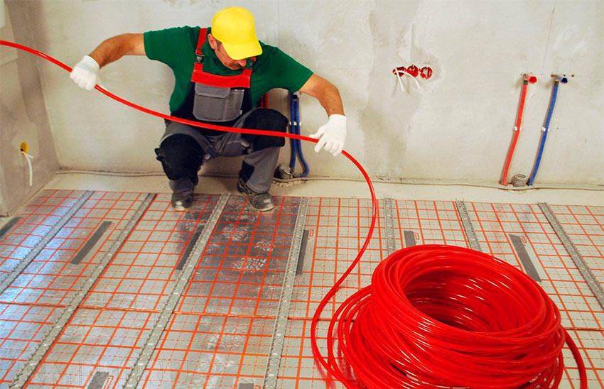 Водяной теплый пол под плитку