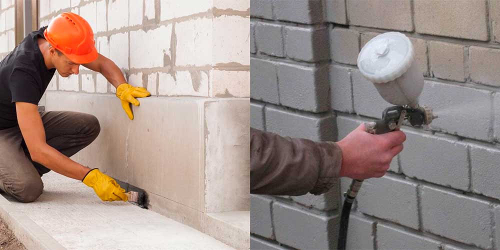 Гидроизоляция фундамента своими руками: методы и правила работы +Видео