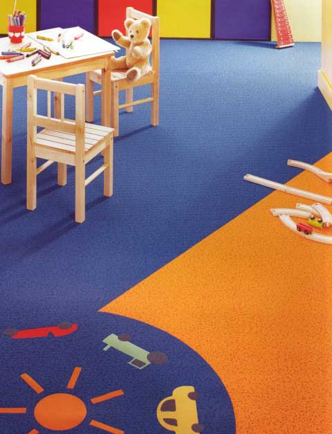 Напольное покрытие для детской игровой комнаты