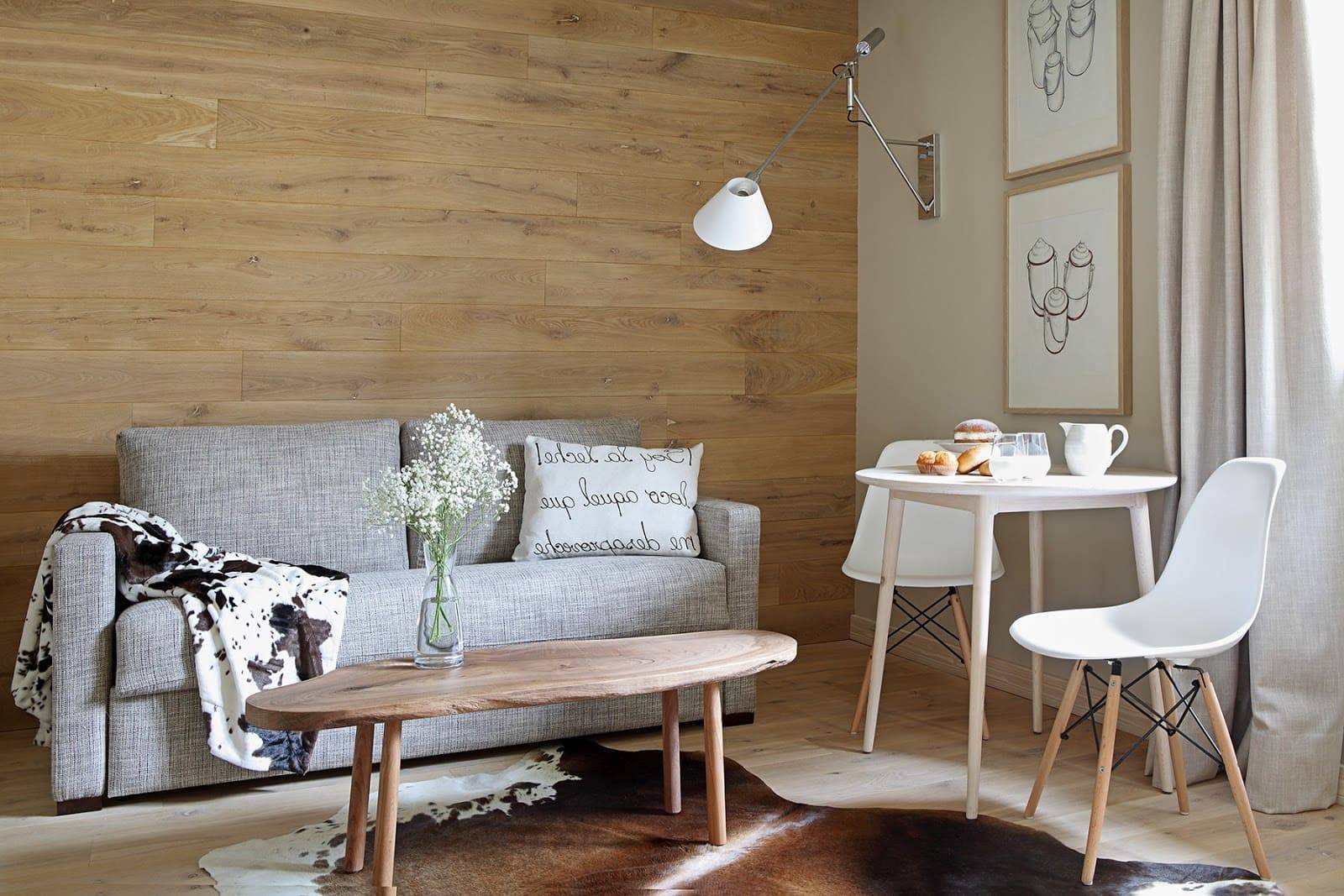 Светлый ламинат в интерьере - принципы использования и удачные примеры