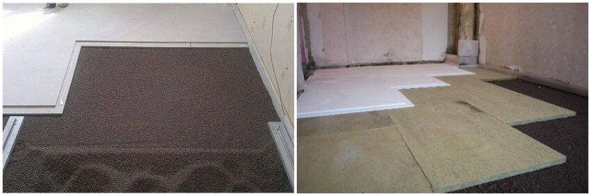 Сухая стяжка пола своими руками: правила, выбор смеси