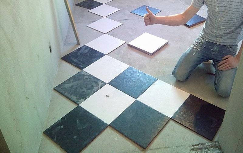 Укладка плитки на пол по диагонали — особенности монтажа и правила выбора плитки