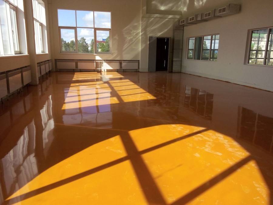 Наливные полы расход на квадратный метр