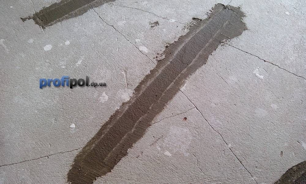 Трещины в стяжке пола