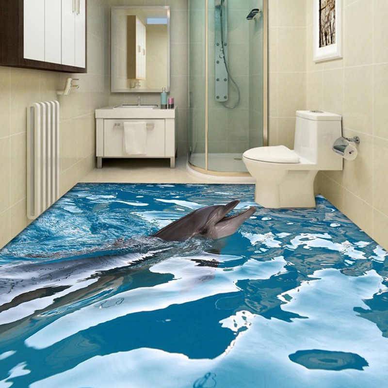 Наливной пол в ванной комнате – установка с учётом особенностей помещения (92 фото + видео)