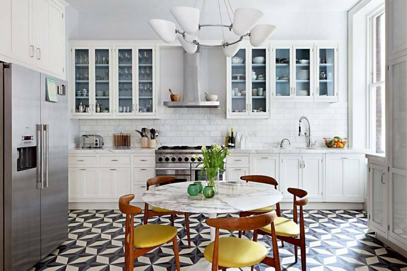 Напольная плитка для кухни: 25 идей дизайна на фото