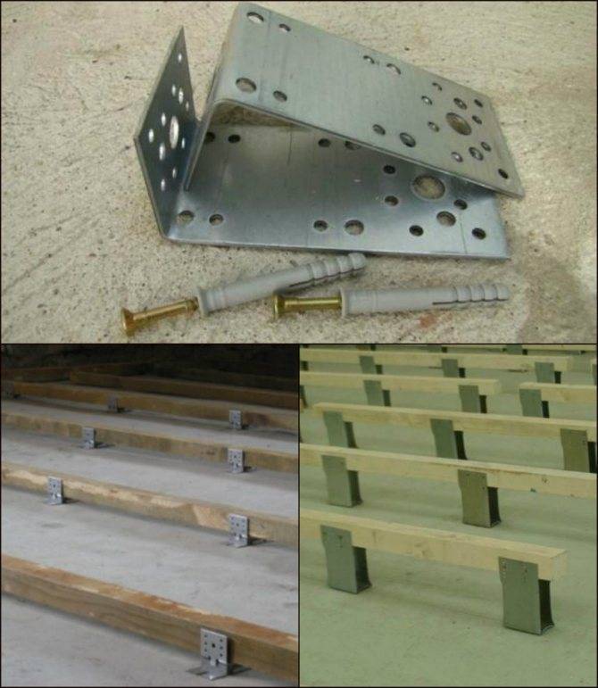 Крепление лаг к бетонному полу: расчёты, инструменты и материалы, инструкция по монтажу