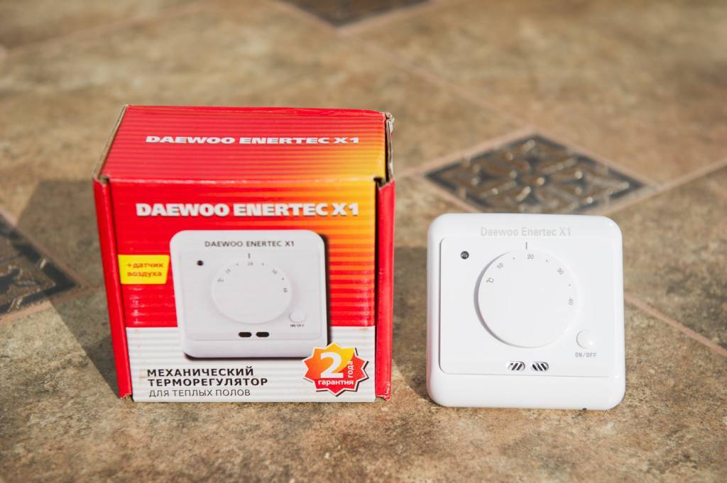 Схема подключения теплого пола к терморегулятору