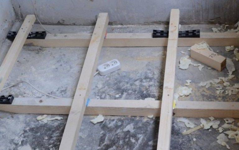 Крепление лаг к бетонному полу: расчёты, инструменты и материалы, инструкция по монтажу