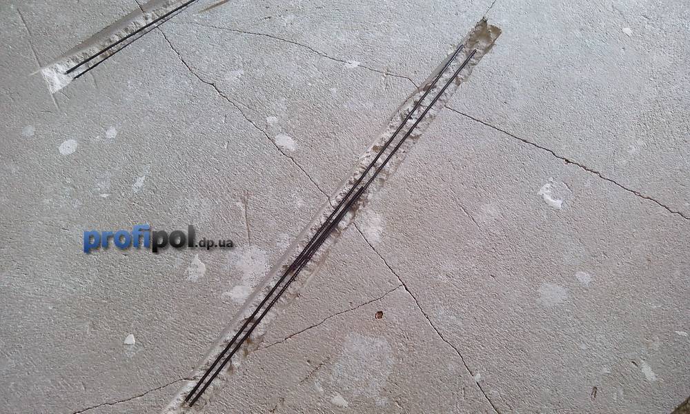 Трещины в стяжке пола