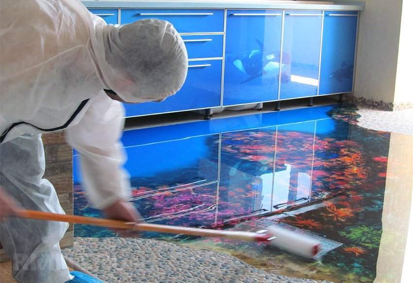 3D полы своими руками - пошаговая инструкция по монтажу и правила ухода