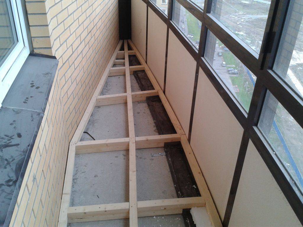 Пол на балконе - пошаговая инструкция монтажа и утепления своими руками