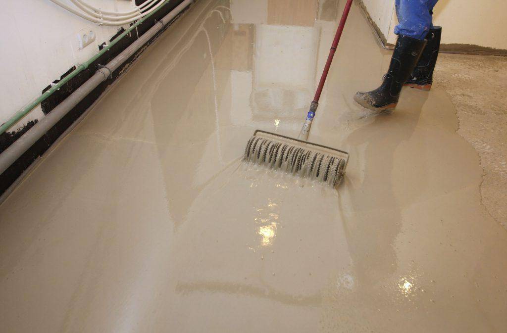 Наливной пол на бетонную стяжку
