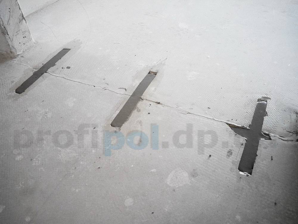 Трещины в стяжке пола