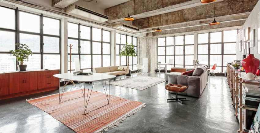 Бетонные полы с топпингом