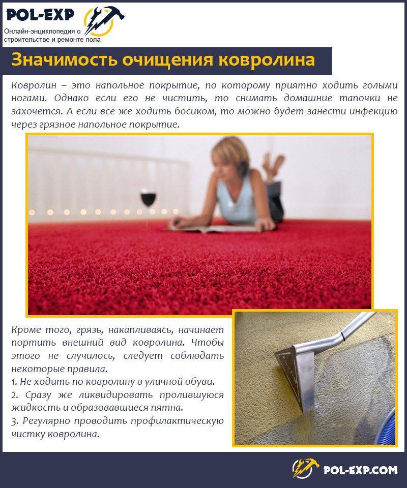 Как почистить ковролин в домашних условиях: обзор быстрых и эффективных способов