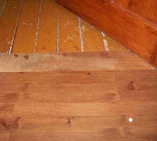 Грамотная укладка линолеума на деревянный пол