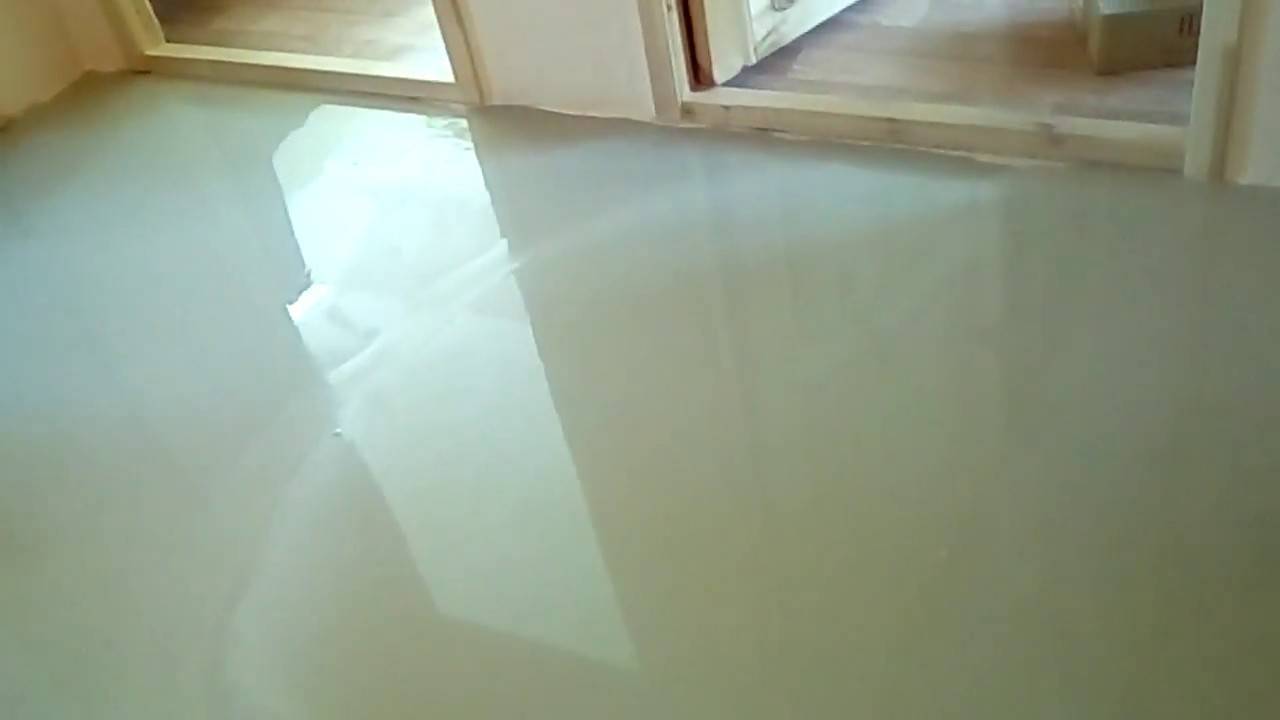 Залить пол в квартире своими руками