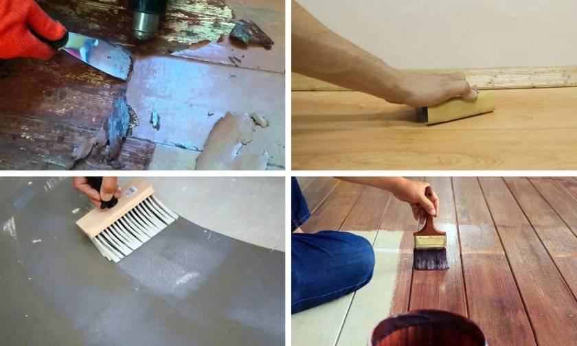 Как покрасить деревянный пол своими руками