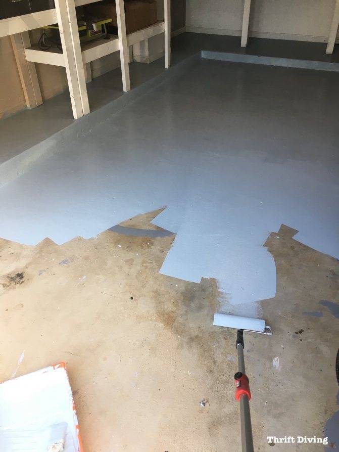 Чем покрыть бетонный пол в гараже, чтобы не пылил — эффективные средства