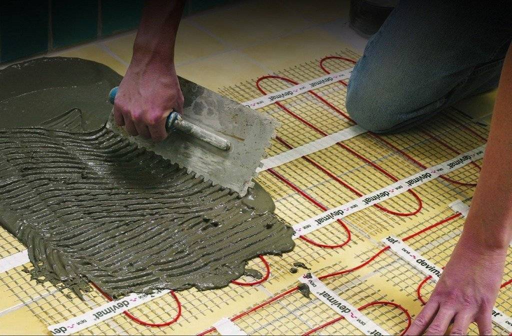 Как уложить теплый пол под стяжку
