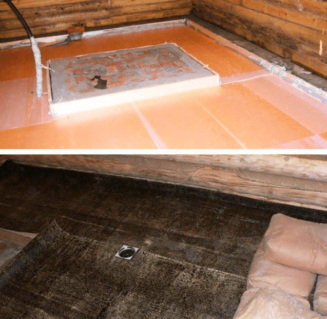 Монтаж деревянного пола в бане своими руками