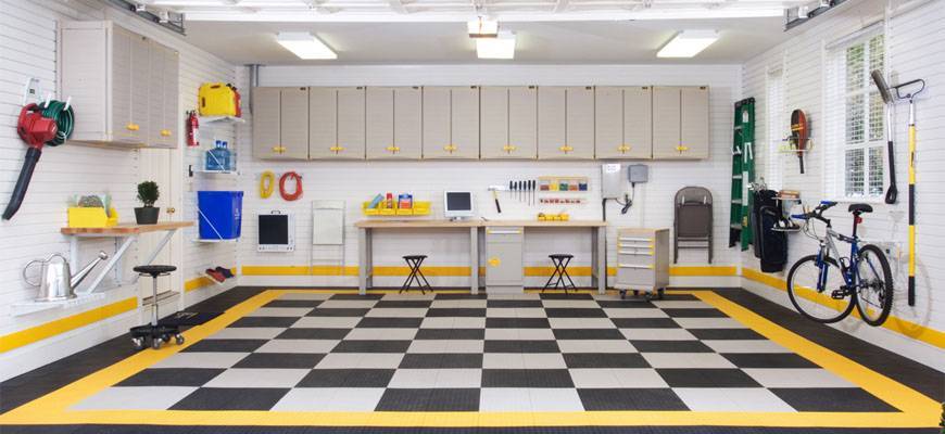 Напольное покрытие в гараж