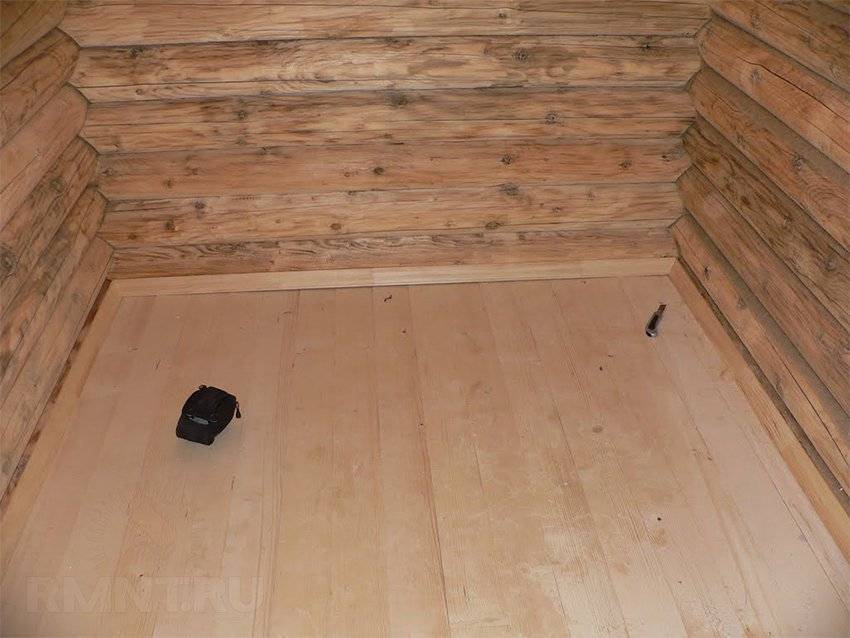 Полы в парилке своими руками