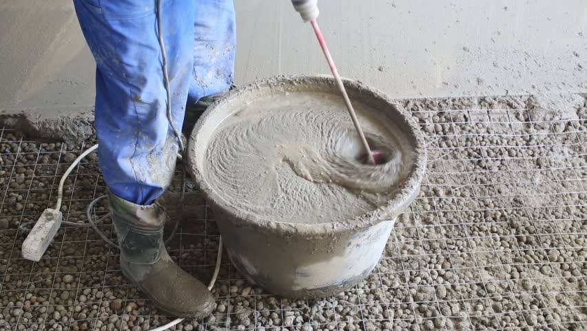 Устройство цементно — песчаной стяжки пола