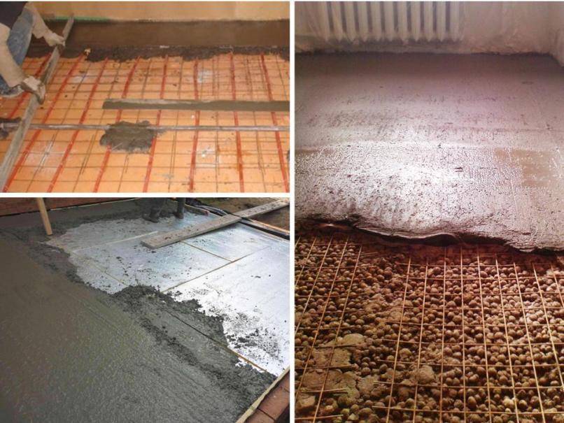 Стяжка пола в частном доме