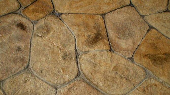 Каменный пол: лучшие варианты + технология отделки пошагово