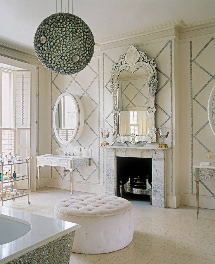 Зеркальная плитка в интерьере ванной, кухни, спальни: подборка вариантов