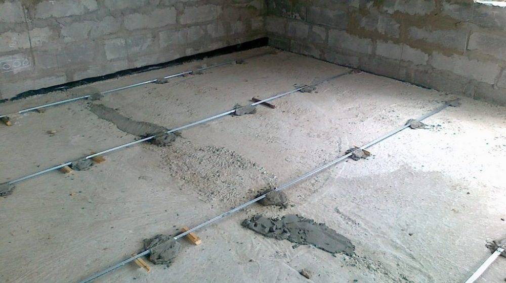 Маячки для выравнивания пола