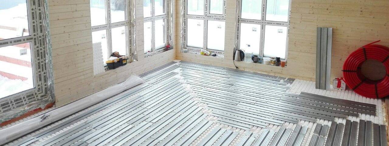 Сухой теплый пол: варианты конструкций водяного теплого пола без стяжки