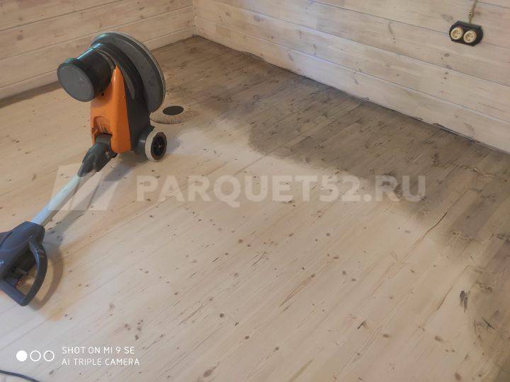 Шлифовка деревянного и бетонного пола