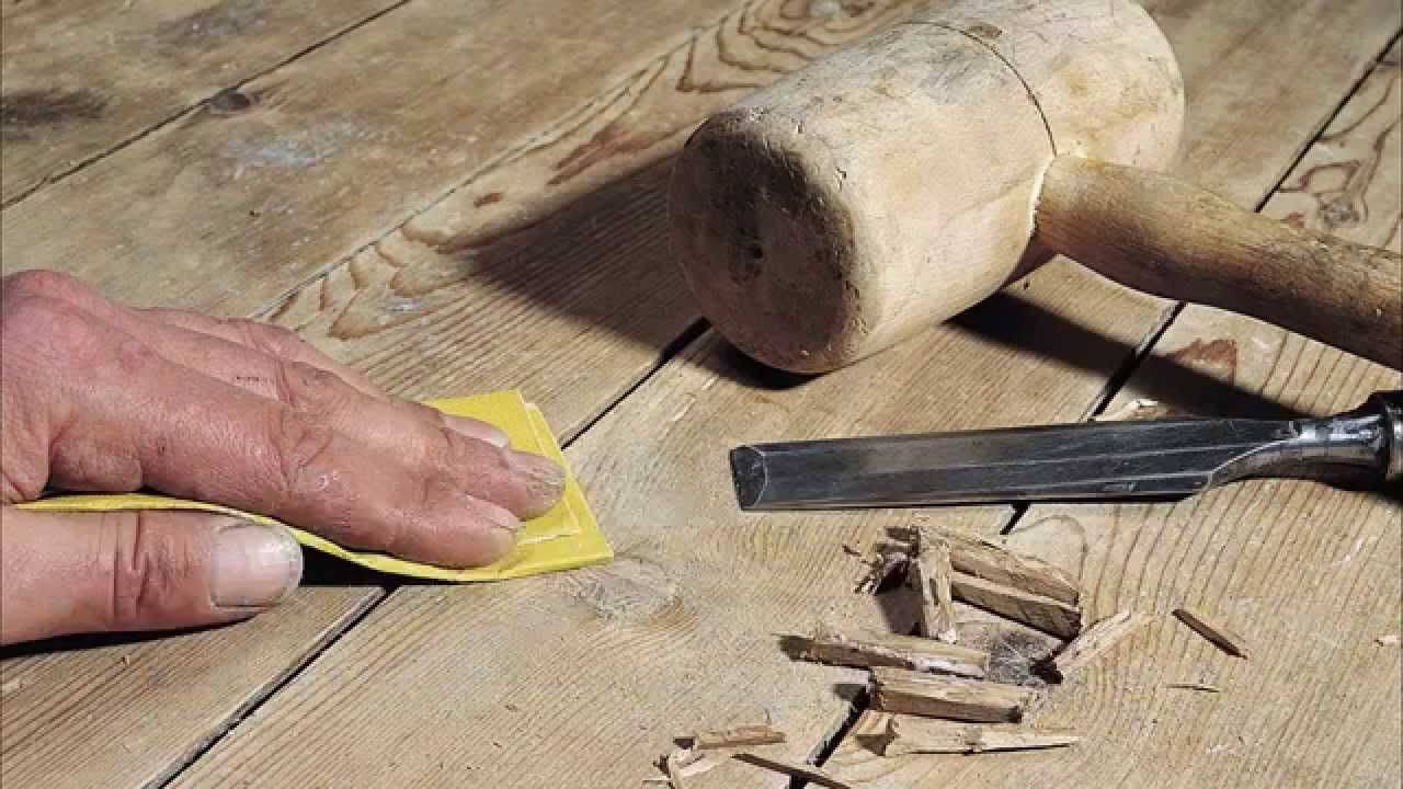 Как покрасить пол из досок