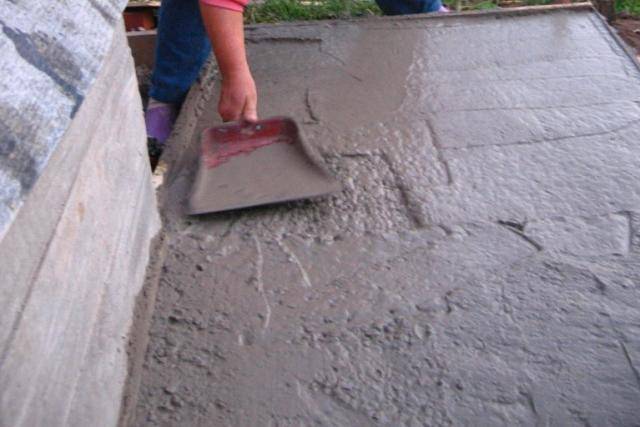 Как самому сделать железнение бетона