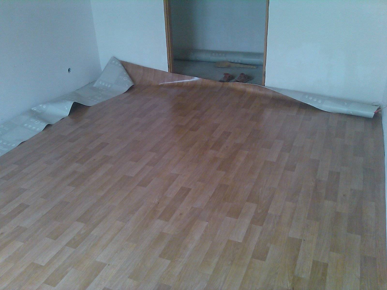 Подготовка пола под линолеум