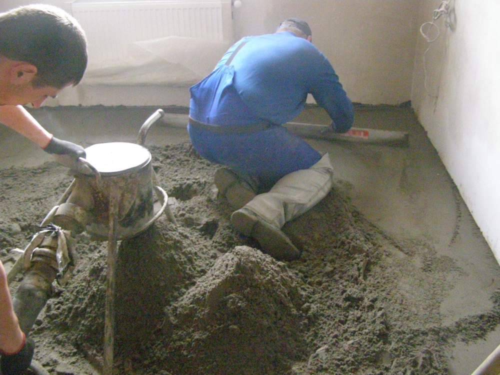 Соотношение цемента и песка в растворе для стяжки пола