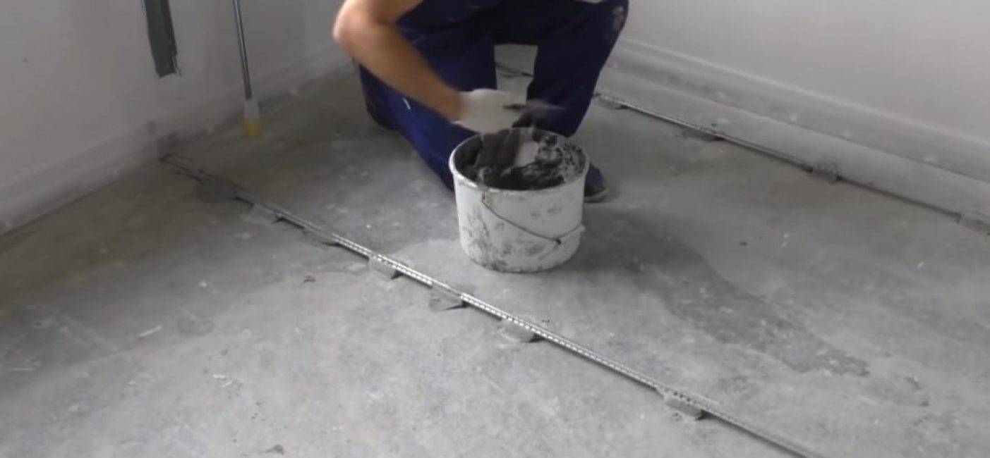 Стяжка пола своими руками в новостройке – начинаем с нуля