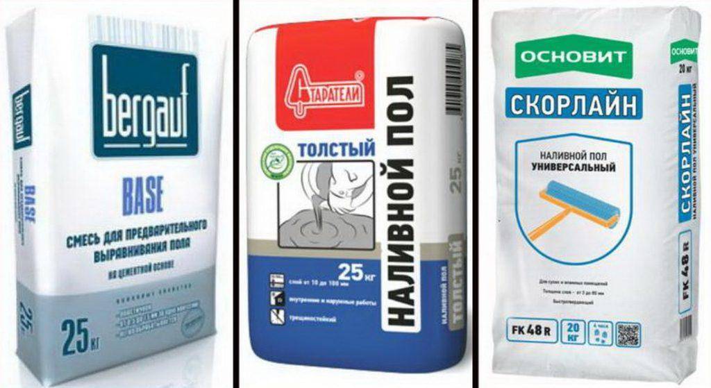 Наливной пол на цементной основе