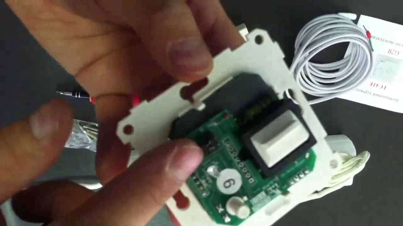 Настройка терморегулятора теплого пола