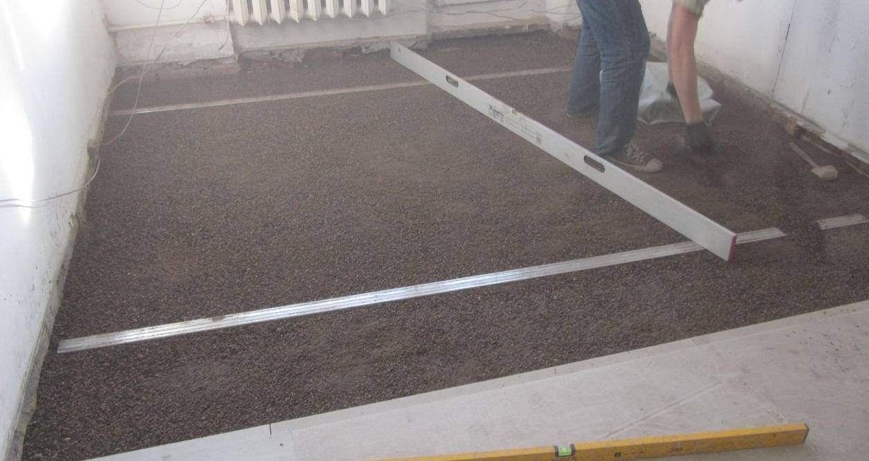 Полы Кнауф своими руками