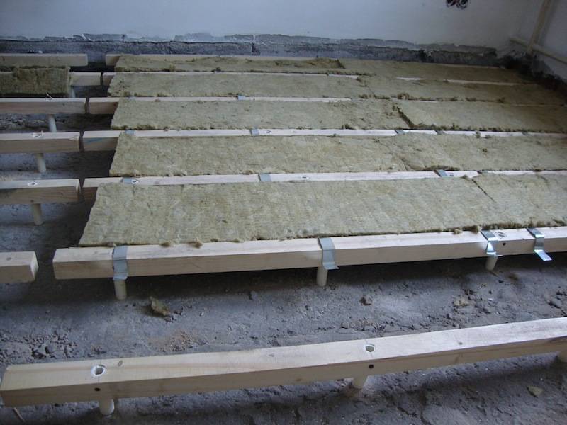 Заливаем бетонный пол в деревянном доме