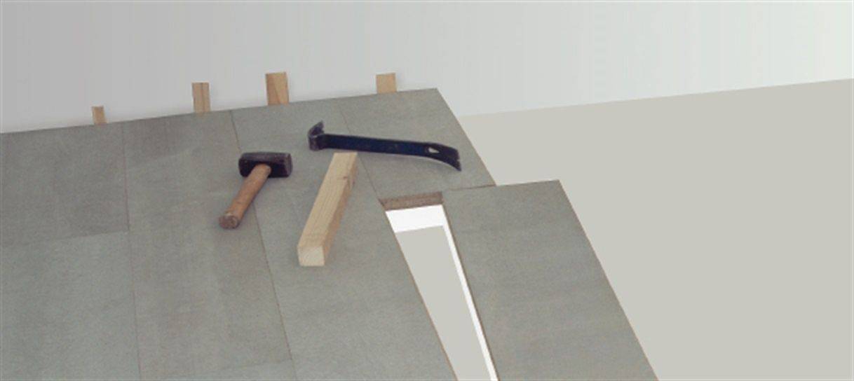 Укладка плитки на цсп