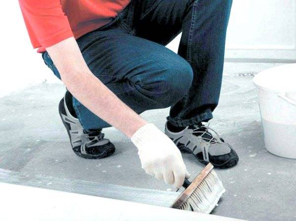 Обеспыливание бетонного пола своими руками