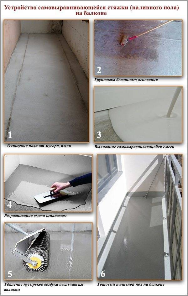 Выравнивание пола на балконе: сухая стяжка своими руками, как сделать на лоджии под плитку, можно ли, фото и видео