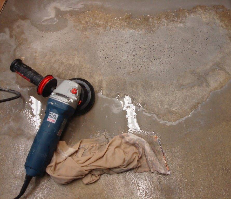 Шлифовка стяжки бетонного пола своими руками